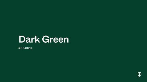 dark green color