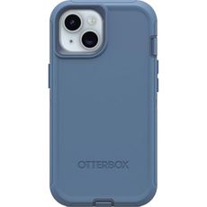 OtterBox IPhone 15 Defender Series Case - BABY BLUE JEANS (Blue), Screenless, Rugged & Durable, with Port Protection, Includes Holster Clip kickstand
