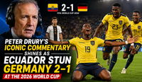 Peter Drury’s Iconic Commentary Shines as Ecuador Stun Germany 2–1 at the 2026 World Cup