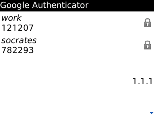 google authenticator