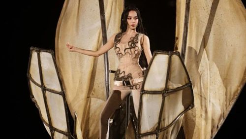 蔡依林的「PLEASURE」巡演前進大陸，但巨蟒已被改成「愉悅之舟」。圖／摘自IG