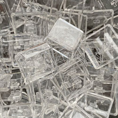 Kailh Low Profile Keycaps Blank Clear 1U