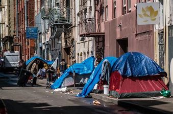 San Francisco Homeless Tents