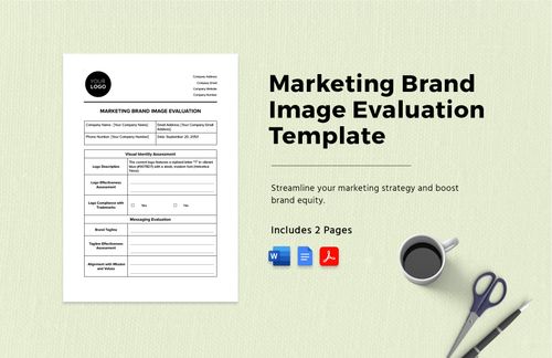 Marketing Brand Image Evaluation Template in Google Docs, Word, PDF - Download | Template.net