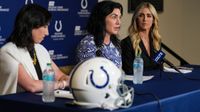 Carlie Irsay-Gordon on sidelines