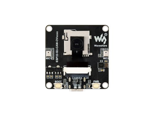 ESP32-S3 AIoT 摄像头开发板 集成音频输入输出模块 可外接显示屏 支持图像采集识别和 AI 语音交互