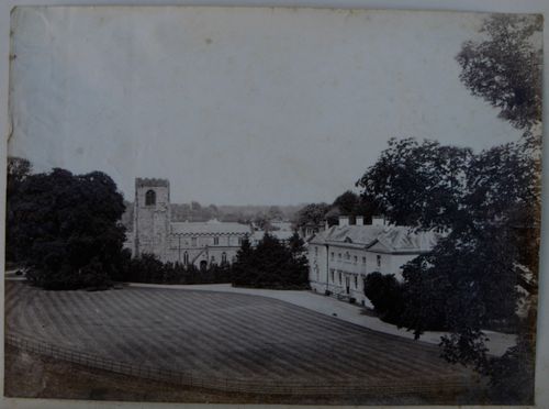 kirby fleetham hall yorkshire uk lawn 1889