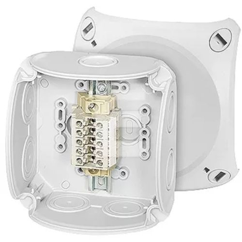 Cable junction box with terminal block