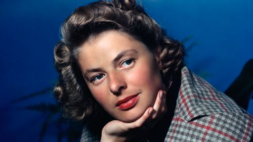 Ingrid Bergman posing
