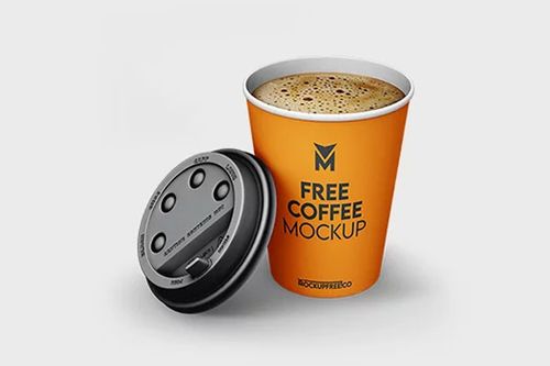 Free Coffee Cup Mockup in 3 Visions PSD Template