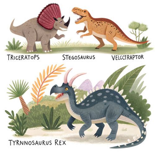 different types of dinosaurs with names
