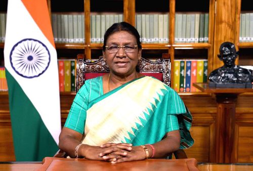 New Delhi : President Droupadi Murmu addresses the nation on the eve of the 77th Independence Day