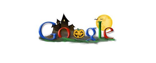 Halloween google doodle 2002