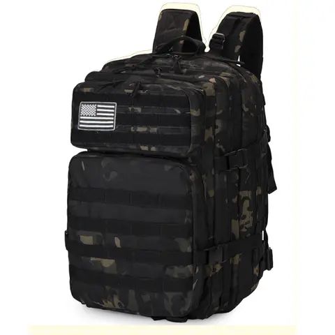 Mochila táctica Molle de 25L/50L, bolsas para exteriores, mochila para senderismo, Camping, senderismo, caza, pesca, bolsas de gimnasio, mochilas