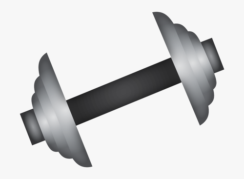 Clip Art Dumbbell Emoji - Work Out Emoji Png, Transparent Png