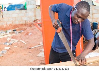 Carpenter at work