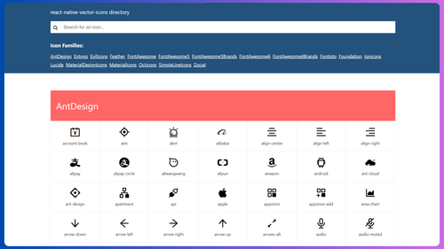 React Native Vector Icons