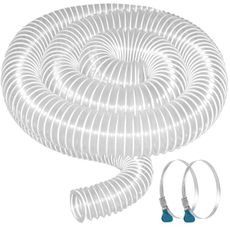 PVC Dust Collection Hose 3"x 10' - Heavy PVC Fume Collection Hose for Workshop, Woodworking, Dust Collection Systems