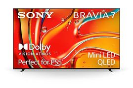 Sony 65 Inch Mini LED QLED 4K Ultra HD TV BRAVIA 7 Smart Google TV with Dolby Vision HDR and Exclusive Features for PlayStation®5 (K-65XR70)
