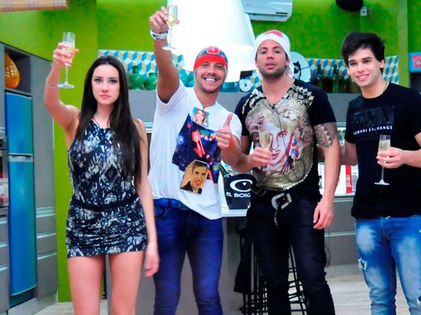 Belén Etchart, Francisco Delgado, Mariano Berón y Matías Schrank, semifinalistas de GH 2015.