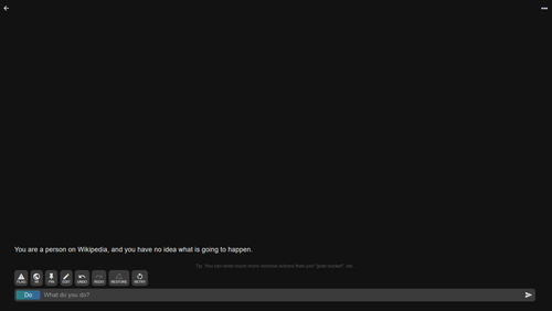 ai dungeon with a custom setting