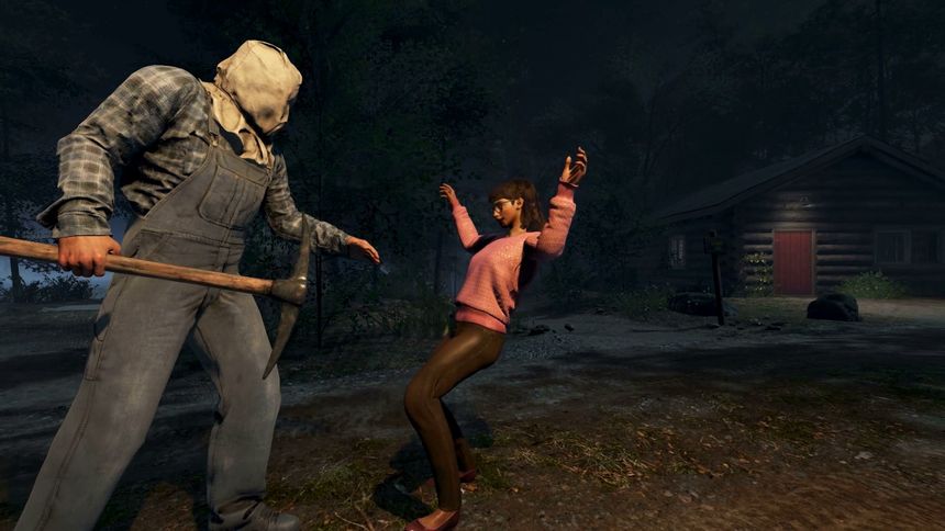 Kane Hodder and Cristina Valenzuela in Friday the 13th: The Game (2017)
