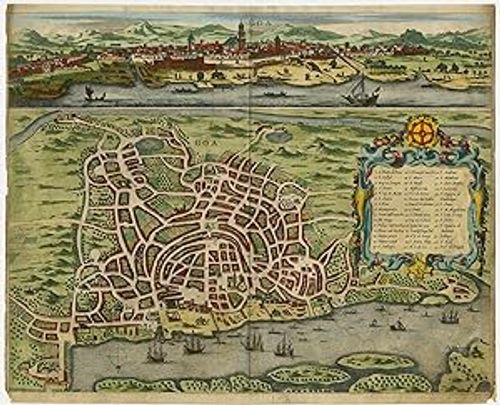 Seller image for Antique Print-GOA-INDIA-ASIA-Baldaeus-Waesbergen-1672 for sale by ThePrintsCollector