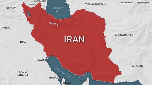 iran - zoom on world map. animated shape vector map of the iran. 4k video footage. motion graphics - iraq-iran-map stock illustrations