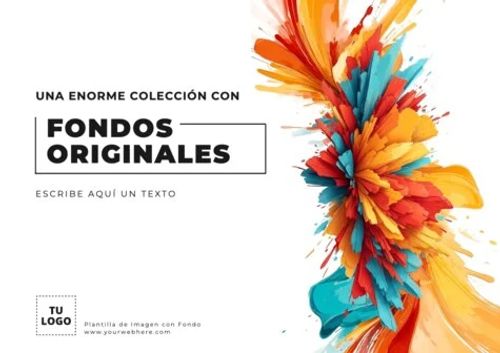 Edita un fondo para textos