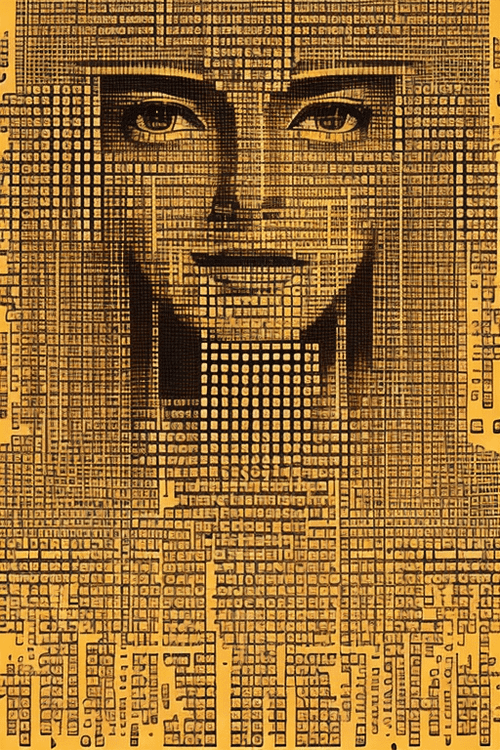 r/StableDiffusion - girl, ascii art, ascii, Computer terminal, bright sepia,