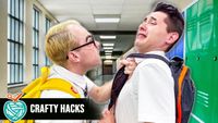 Nerd and Bully Swap Lives For 24 Hours by Crafty Hacks - YouTube