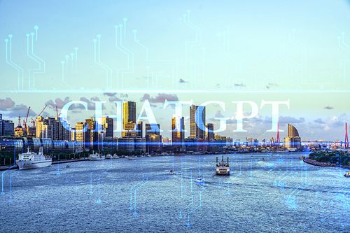 上海城市建筑风光CHATGPT人工智能图片下载