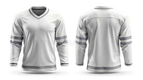 Showcase your hockey jersey designs with this versatile mockup. Perfect for sublimation printing, custom branding, or team apparel creation, this blank hockey jersey mockup provides a professional presentation for your designs. The front and back views allow for comprehensive visualization of your concepts. Easily customize the jersey with your logo, team colors, and player numbers. The clean. Blank hockey jersey illustrations