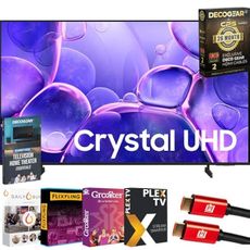Samsung 75" Crystal UHD U8000F 4K Smart TV (2025) | CPS Exclusive 26 Month Protection, 2X HDMI Cables, Premiere Movies Streaming & Deco Gear Complete Home Theater Beginner's Guidebook