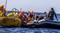 Survivors say 60 people have died in the Mediterranean during crossing from Libya after migrant vessel's motor broke | World News | Sky News