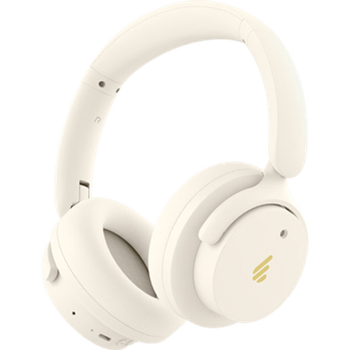 漫步者（EDIFIER）【重磅旗舰新品|蓝牙V6.0】Fit900NB小金标真无线主动降噪头戴式蓝牙耳机长续航游戏音乐耳麦礼物 云岩白+QQ音乐