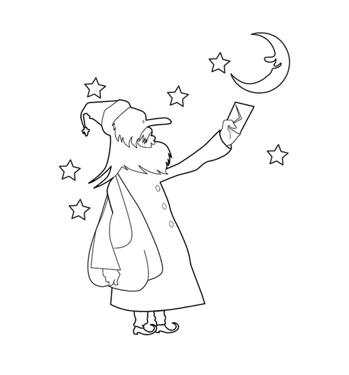 Cartoon Characters Coloring Book – Printable PDF