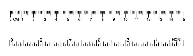 Printable Ruler Actual Size 6 inch 12 inch, Mm, Cm