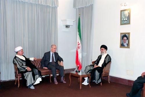 hafez al assad visit to iran 1 august 1997 13