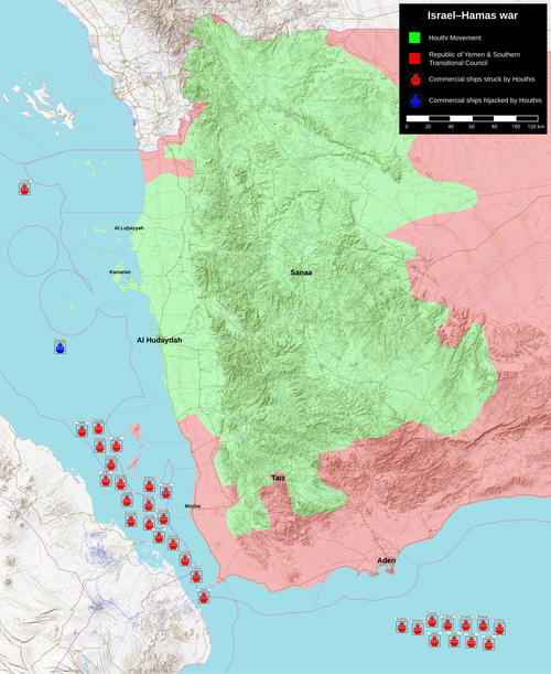 Houthi attacks on commercial vessels - Wikipedia