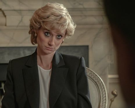 The Crown: season 5, Elizabeth Debicki as Diana, Princess of Wales. Netflix press image