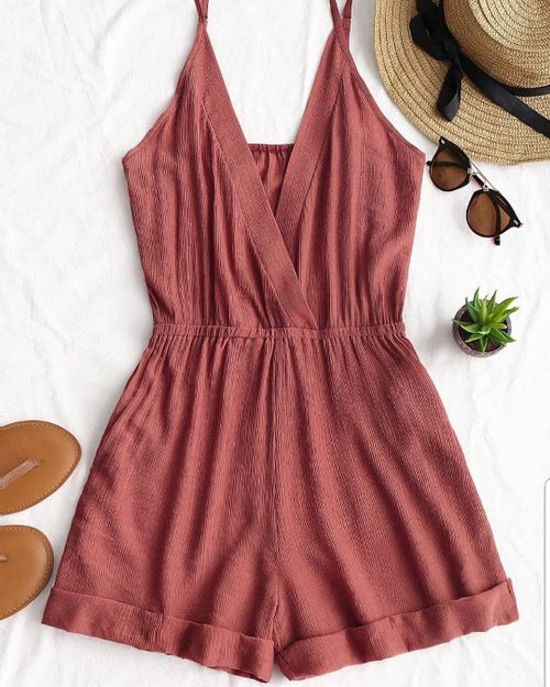 Romper Cheap Washed Jumpsuits And Rompers For Summer, Casual Cami Jumpsuits And Rompers For Summer, Cheap Casual Jumpsuits And Rompers With Adjustable Straps, Cheap Cotton Jumpsuits And Rompers For Day Out, Cute Solid Color Jumpsuits And Rompers For Playwear, Chic Summer Cami Jumpsuits And Rompers, Cottagecore Romper Outfit, Cheap Solid Cotton Jumpsuits And Rompers, Cottagecore Romper