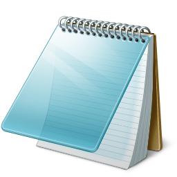 icon of windows' notepad