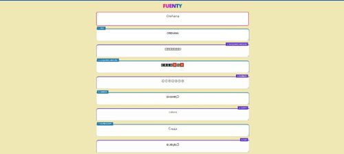 Fuenty conversor de letras