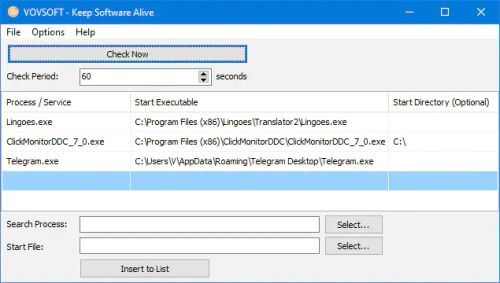 Vovsoft Keep Software Alive - 让程序持续运行[Windows][$19→0]-反斗限免