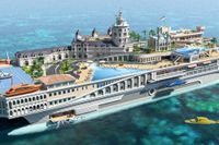 Inside manmade private island 'The Monaco' that can be SAILED around the world with pools, helipad & mini-submarine | The US Sun