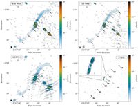 Astronomers discover a radio galaxy with evidence of four separate jet outbursts - phys.org