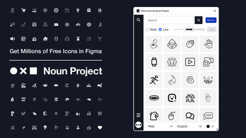 Noun Project Free Icons Plugin for Figma is quickly becoming the #1 top choice for designers to instantly add free icons to figma projects.
