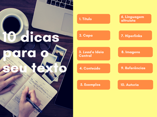 A Arte da Escrita: 10 dicas para melhorar o seu texto