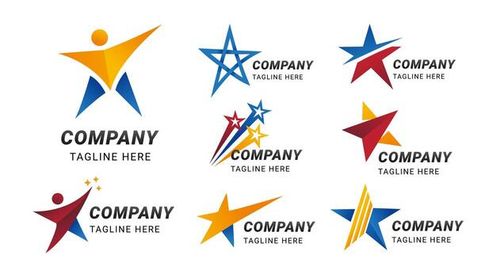 Abstract Logo with Star Concept vector